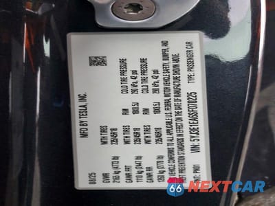 Zdjęcie 12 z 12 samochodu: 2025 TESLA MODEL 3 VIN:5YJ3E1EA6SF070225 - miniatura