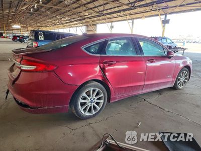 Trzecie zdjęcie samochodu z tyłu: 2017 FORD FUSION SE HYBRID VIN:3FA6P0LU4HR261010 - miniatura