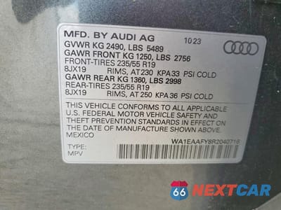Zdjęcie 13 z 14 samochodu: 2024 AUDI Q5 PREMIUM PLUS 45 VIN:WA1EAAFY8R2040716 - miniatura
