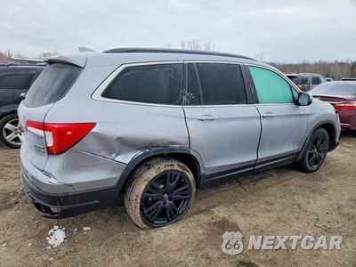 Trzecie zdjęcie samochodu z tyłu: 2022 HONDA PILOT SE VIN:5FNYF6H27NB086717 - miniatura