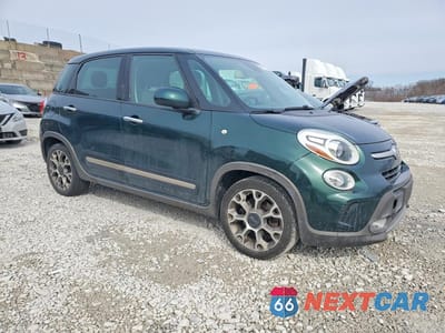 Czwarte zdjęcie samochodu z boku: 2014 FIAT 500L TREKKING VIN:ZFBCFADH3EZ018936 - miniatura