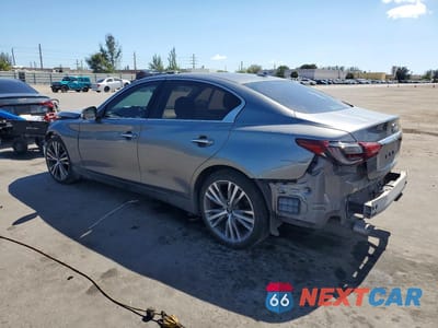 Drugie zdjęcie samochodu z przodu: 2018 INFINITI Q50 LUXE VIN:JN1EV7AP3JM354071 - miniatura