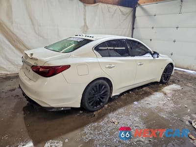 Trzecie zdjęcie samochodu z tyłu: 2019 INFINITY Q50 3.0T LUXE VIN:JN1EV7AR7KM554034 - miniatura