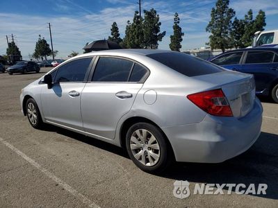 Drugie zdjęcie samochodu z przodu: 2012 HONDA CIVIC LX VIN:19XFB2F56CE355799 - miniatura