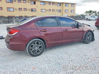 Trzecie zdjęcie samochodu z tyłu: 2013 HONDA CIVIC LX VIN:19XFB2F5XDE005853 - miniatura