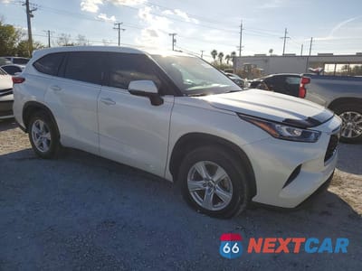 Czwarte zdjęcie samochodu z boku: 2020 TOYOTA HIGHLANDER L VIN:5TDCZRAH4LS020927 - miniatura