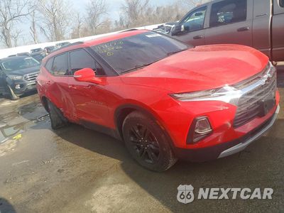 Czwarte zdjęcie samochodu z boku: 2021 CHEV BLAZER VIN:3GNKBBRA1MS550730 - miniatura