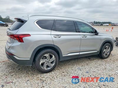 Trzecie zdjęcie samochodu z tyłu: 2021 HYUNDAI SANTA FE SEL VIN:5NMS24AJ9MH330095 - miniatura