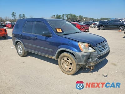 Czwarte zdjęcie samochodu z boku: 2005 HONDA CR-V LX VIN:JHLRD68585C020925 - miniatura