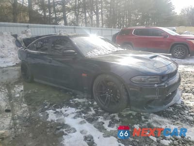 Czwarte zdjęcie samochodu z boku: 2020 DODGE CHARGER SCAT PACK VIN:2C3CDXGJ7LH184043 - miniatura