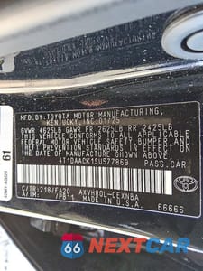 Zdjęcie 13 z 13 samochodu: 2025 TOYOTA CAMRY XSE VIN:4T1DAACK1SU577869 - miniatura