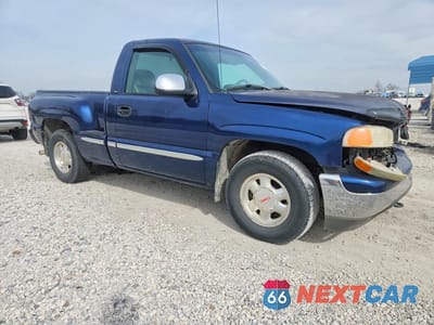 Czwarte zdjęcie samochodu z boku: 2002 GMC NEW SIERRA C1500 VIN:1GTEC14T62Z162897 - miniatura