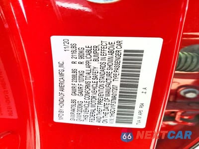 Zdjęcie 13 z 13 samochodu: 2021 HONDA ACCORD SPORT VIN:1HGCV1F37MA017207 - miniatura