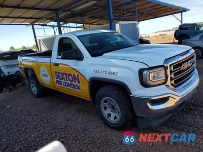 Czwarte zdjęcie samochodu z boku: 2018 GMC SIERRA C1500 VIN:1GTN1LEC0JZ901891 - miniatura