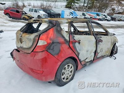 Trzecie zdjęcie samochodu z tyłu: 2014 HYUNDAI ACCENT GS VIN:KMHCT5AE7EU162277 - miniatura