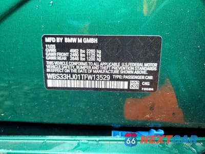 Zdjęcie 12 z 13 samochodu: 2026 BMW M3 COMPETITION VIN:WBS33HJ01TFW13529 - miniatura