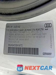 Zdjęcie 13 z 13 samochodu: 2016 AUDI A6 PRESTIGE VIN:WAUHGAFC0GN106772 - miniatura