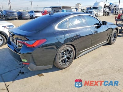 Trzecie zdjęcie samochodu z tyłu: 2023 BMW I4 EDRIVE 35 VIN:WBY43AW05PFR31699 - miniatura