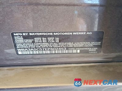 Zdjęcie 12 z 12 samochodu: 2014 BMW 328 I VIN:WBA3A5C57EP602453 - miniatura