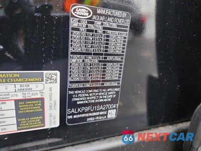 Zdjęcie 14 z 14 samochodu: 2025 LAND ROVER RANGE ROVER SE VIN:SALKP9FU1SA270041 - miniatura