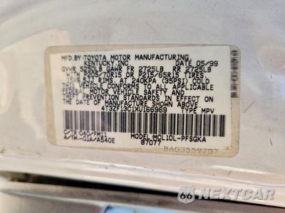 Zdjęcie 13 z 13 samochodu: 1999 TOYOTA SIENNA LE VIN:4T3ZF13C1XU166969 - miniatura