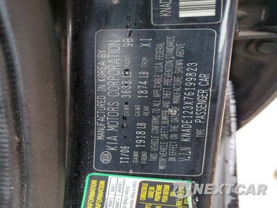 Zdjęcie 12 z 12 samochodu: 2007 KIA RIO BASE VIN:KNADE123X76199823 - miniatura