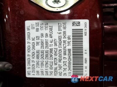 Zdjęcie 13 z 13 samochodu: 2017 HONDA CR-V LX VIN:2HKRW6H33HH204488 - miniatura