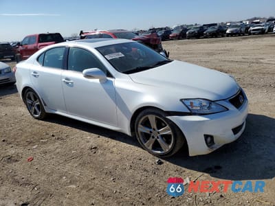 Czwarte zdjęcie samochodu z boku: 2012 LEXUS IS VIN:JTHBF5C21C5164686 - miniatura