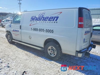 Drugie zdjęcie samochodu z przodu: 2018 GMC SAVANA 2500 DELIVERY VAN VIN:1GTW7AFG4J1907720 - miniatura