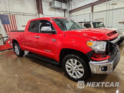 Czwarte zdjęcie samochodu z boku: 2014 TOYOTA TUNDRA DOUBLE CAB LIMITED VIN:5TFBW5F11EX336632 - miniatura