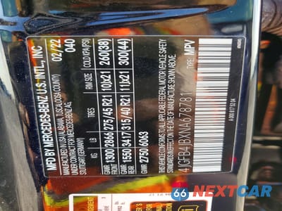 Zdjęcie 12 z 12 samochodu: 2022 MERCEDES-BENZ GLE 350 VIN:4JGFB4JBXNA678781 - miniatura