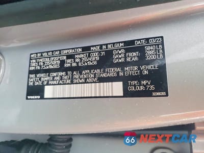 Zdjęcie 13 z 14 samochodu: 2023 VOLVO XC40 RECHARGE PLUS VIN:YV4ED3UL0P2071338 - miniatura