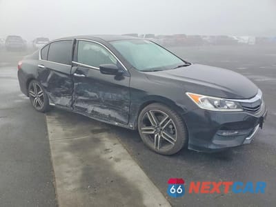 Czwarte zdjęcie samochodu z boku: 2016 HONDA ACCORD SPORT VIN:1HGCR2F56GA114821 - miniatura
