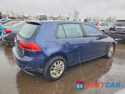 Trzecie zdjęcie samochodu z tyłu: 2015 VOLKSWAGEN GOLF VIN:3VW217AU9FM015583 - miniatura
