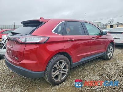 Trzecie zdjęcie samochodu z tyłu: 2018 FORD EDGE TITANIUM VIN:2FMPK4K96JBB44658 - miniatura