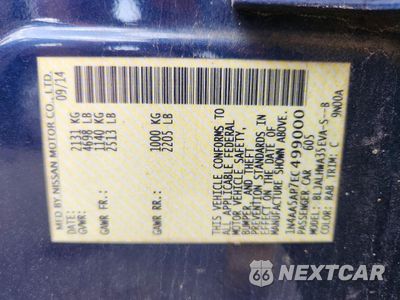 Zdjęcie 12 z 12 samochodu: 2014 NISSAN MAXIMA 3.5 SV VIN:1N4AA5AP7EC499000 - miniatura