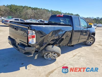 Trzecie zdjęcie samochodu z tyłu: 2022 CHEVROLET COLORADO LT VIN:1GCHSCEA7N1150172 - miniatura