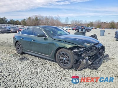 Czwarte zdjęcie samochodu z boku: 2023 BMW I4 EDRIVE 35 VIN:WBY43AW01PFR46491 - miniatura