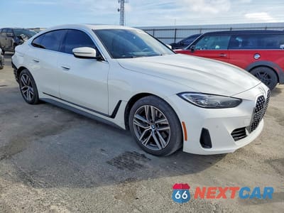 Czwarte zdjęcie samochodu z boku: 2024 BMW 430I GRAN COUPE VIN:WBA63AV01RFP72871 - miniatura