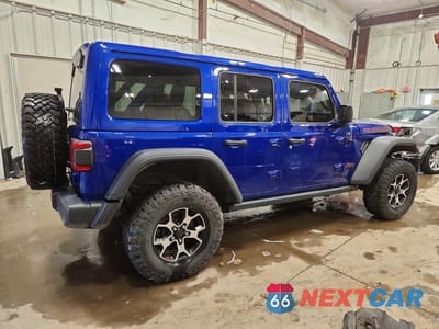 Trzecie zdjęcie samochodu z tyłu: 2020 JEEP WRANGLER UNLIMITED RUBICON VIN:1C4HJXFG2LW186414 - miniatura