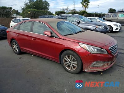 Czwarte zdjęcie samochodu z boku: 2015 HYUNDAI SONATA SE VIN:5NPE24AF8FH124345 - miniatura