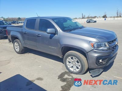 Czwarte zdjęcie samochodu z boku: 2021 CHEVROLET COLORADO LT VIN:1GCGSCEN8M1296206 - miniatura