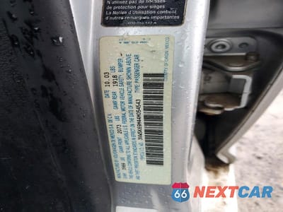 Zdjęcie 12 z 12 samochodu: 2004 VOLKSWAGEN JETTA GLS VIN:3VWSK69M44M054543 - miniatura