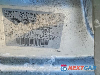 Zdjęcie 12 z 12 samochodu: 2020 NISSAN VERSA SV VIN:3N1CN8EVXLL804012 - miniatura