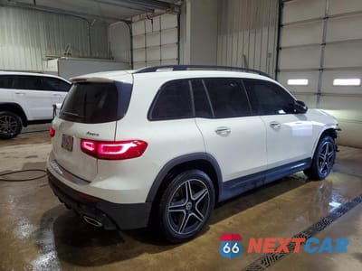 Trzecie zdjęcie samochodu z tyłu: 2021 MERCEDES-BENZ GLB 250 4MATIC VIN:W1N4M4HB2MW104469 - miniatura