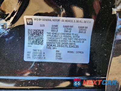 Zdjęcie 12 z 12 samochodu: 2026 GMC TERRAIN DENALI VIN:3GKALZEG1TL334135 - miniatura