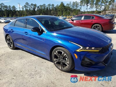 Czwarte zdjęcie samochodu z boku: 2022 KIA K5 GT LINE VIN:5XXG64J20NG112128 - miniatura