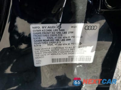 Zdjęcie 12 z 12 samochodu: 2023 AUDI Q5 VIN:WA1EAAFYXP2148574 - miniatura