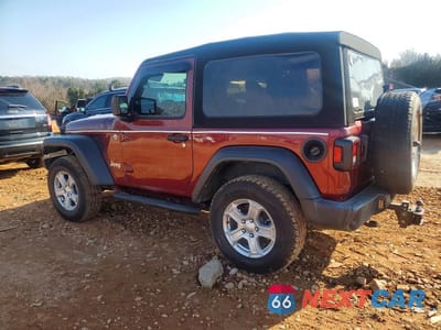 Drugie zdjęcie samochodu z przodu: 2021 JEEP WRANGLER SPORT VIN:1C4HJXAG3MW627380 - miniatura