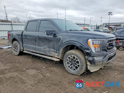 Czwarte zdjęcie samochodu z boku: 2022 FORD F150 SUPERCREW VIN:1FTEW1EP3NFC05350 - miniatura